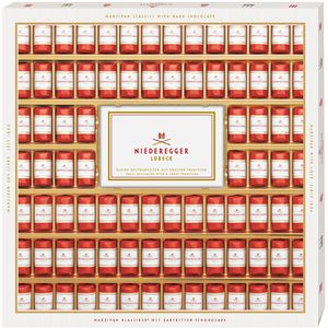Niederegger Marzipan Klassiker, Pralines, 86 Stück, mit Zartbitterschokolade, einzeln verpackt, 1075 g