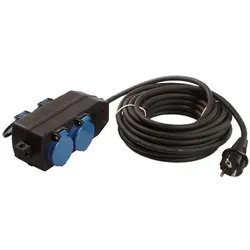Bachmann 349.044 Verteilersteckdose 4xCEE7/3 Strom 10m CEE7/7 349044