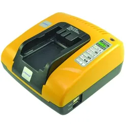 2-Power Universal Power Tool Battery Charger, USB Ladegerät, Schwarz, Gelb
