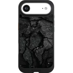 Nivocase Hülle für Apple iPhone Air Handyhülle NIVOcore Case Schwarz Beton Stein schwarz (Apple iPhone Air), Smartphone Hülle, Schwarz, Grau