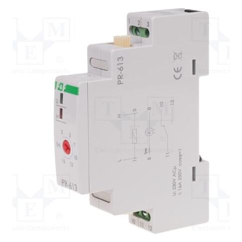 F&R F&F Przekaźnik priorytetowy z kanałem przelotowym 230V 16A - PR-613 (PR-613)