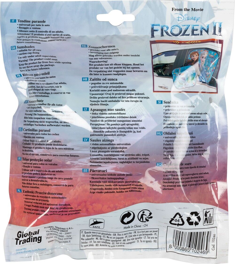 FROZEN 10246 Solskærme til bilruder