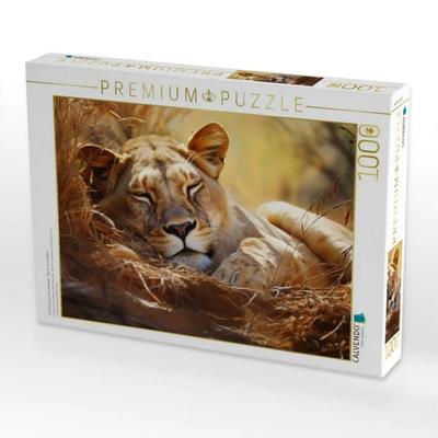 CALVENDO Puzzle Ein Motiv aus dem Kalender 'Wenn sie schlafen' | 1000 Teile Lege-Größe 64x48cm Foto-Puzzle für glückliche Stunden
