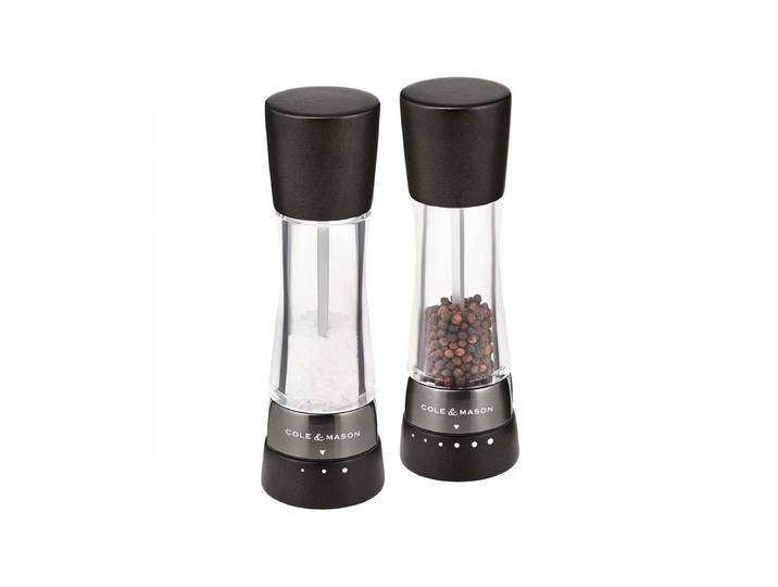 Cole & Mason Derwent Black Wood Salz- und Pfeffermühle