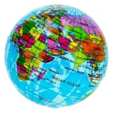 Creative Anti-Stress-Ball 7 cm Globus (40956571)