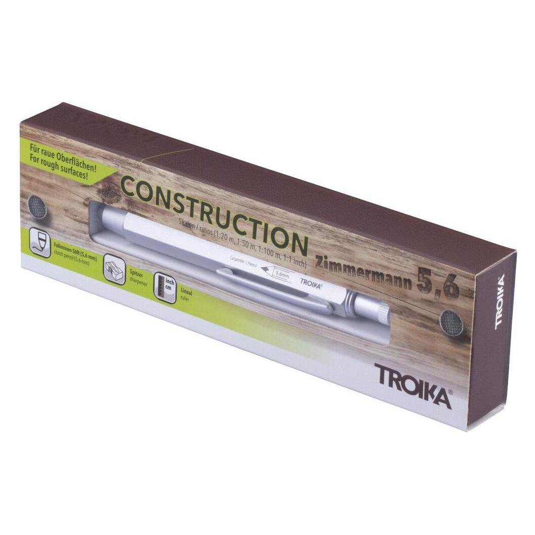 Troika Zimmermannsbleistift ZIMMERMANN 5,6 (5.60 mm, HB, 1x) (PEN56/SI)