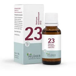 BIOCHEMIE Pflüger 23 Natrium bicarbonicum D 12 Gl. 15 g