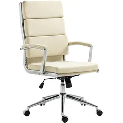 CLP Bürostuhl Cleveland Stoff   Farbe: creme, Material: Stoff