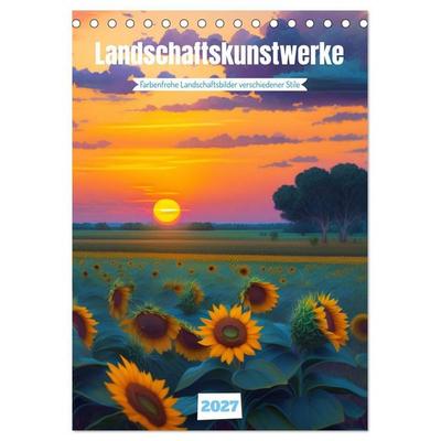 Schöne Landschaften (Tischkalender 2027 DIN A5 hoch), CALVENDO Monatskalender