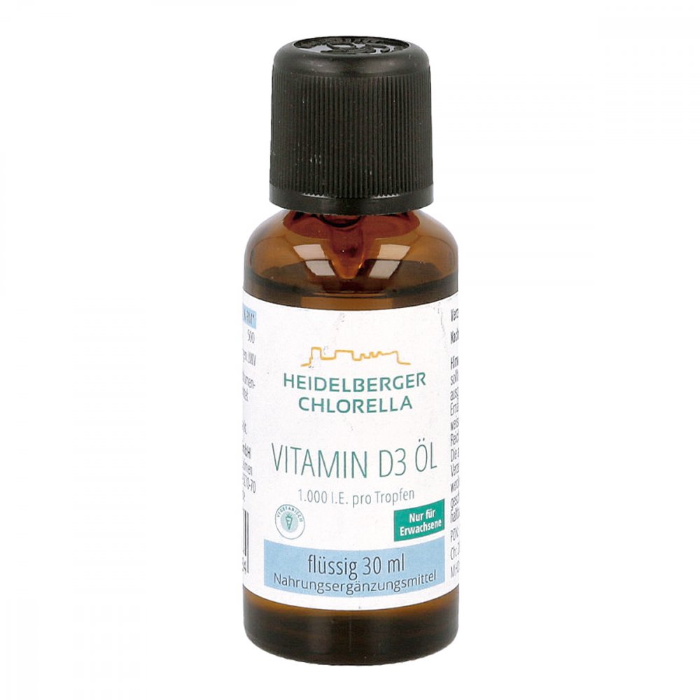 Heidelberger Chlorella GmbH Vitamin D3 öl Tropfen zum Einnehmen 11554836