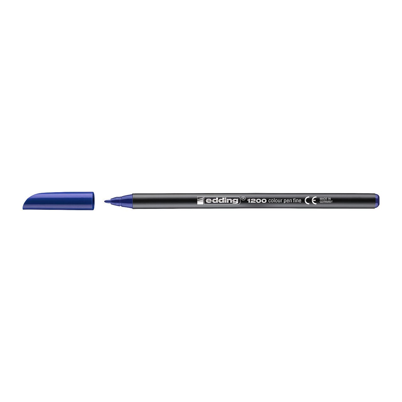 edding 1200 Filzstifte blau, 10 St.
