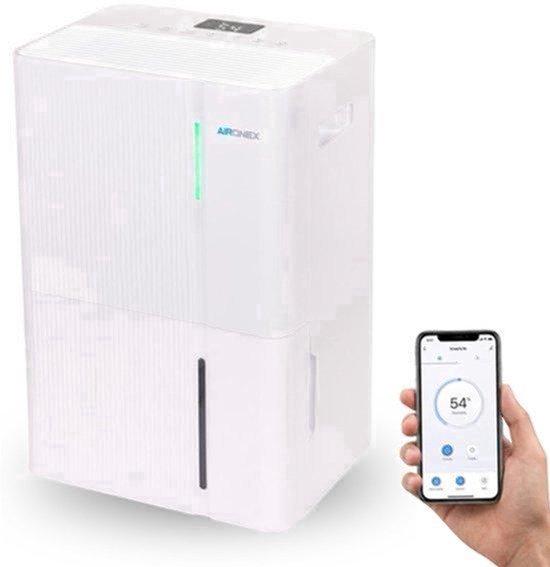 Luftentfeuchter mit einem Fassungsvermögen von 30 Litern - 1 kW Leistung - Aluminiumgehäuse - Weiß - Für den gewerblichen Einsatz