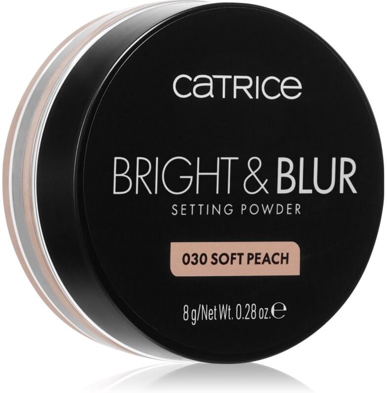Catrice Bright & Blur brightening loose powder shade 030 Soft Peach 8 g
