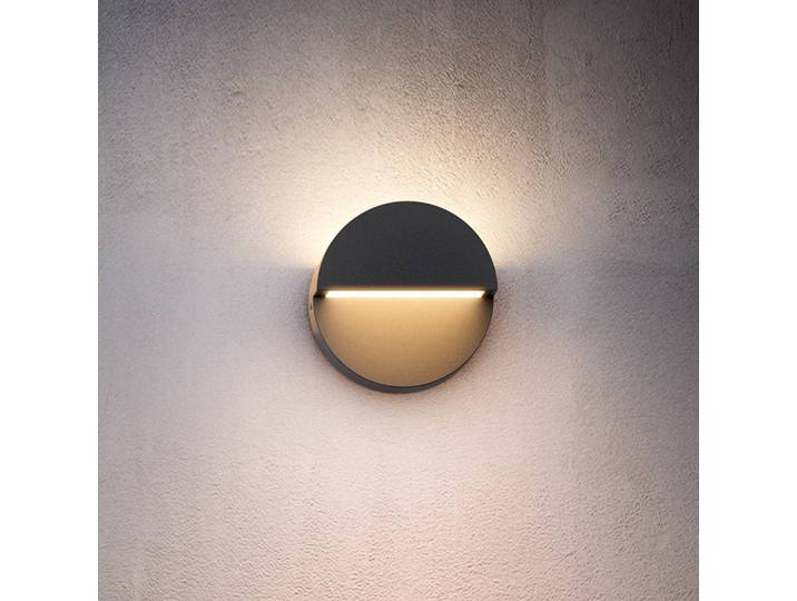 Philips LED Aussenwandleuchte Valor UE, schwarz, Aluminium, Modern, LED Wandleuchte außen