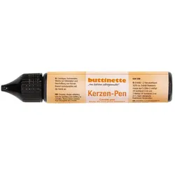 buttinette Kerzen-Pen, schwarz, 30 ml