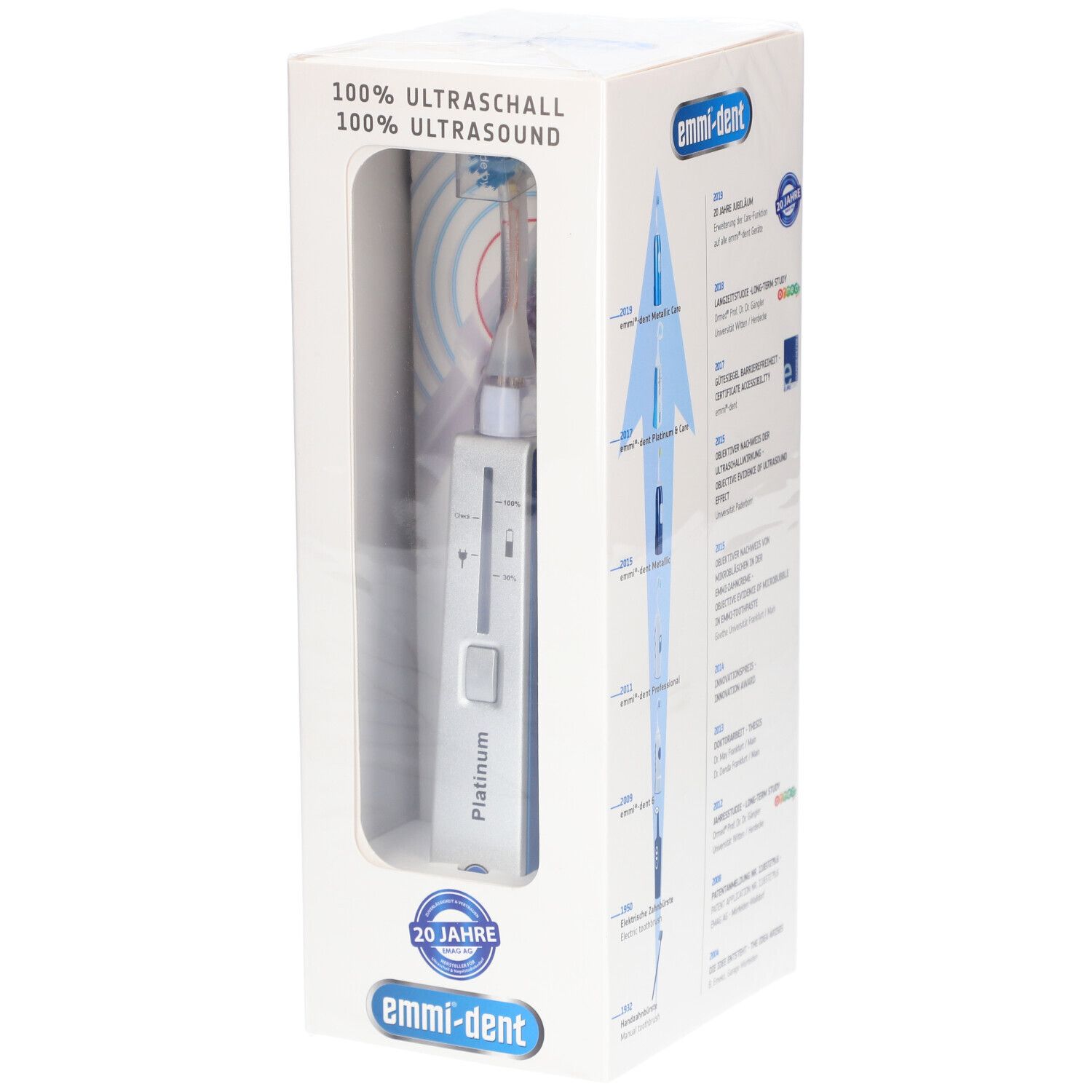 Emmi-Dent Ultraschall Zahnbürste Care 4.0 1 St