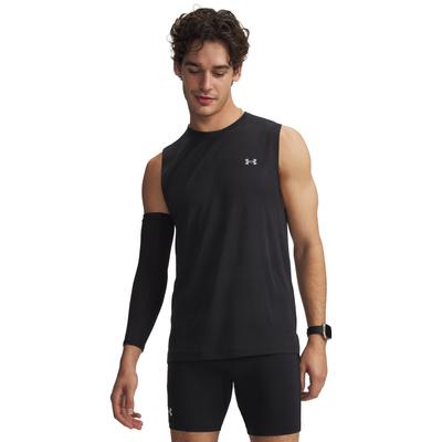 Lauftop UNDER ARMOUR "UA VELOCITI TANK", Herren, Gr. XXL, schwarz (schwarz,, reflective), Obermaterial: 100% Polyester, Tops, für Lauftraining und sportliche Aktivitäten, sportlicher Stil