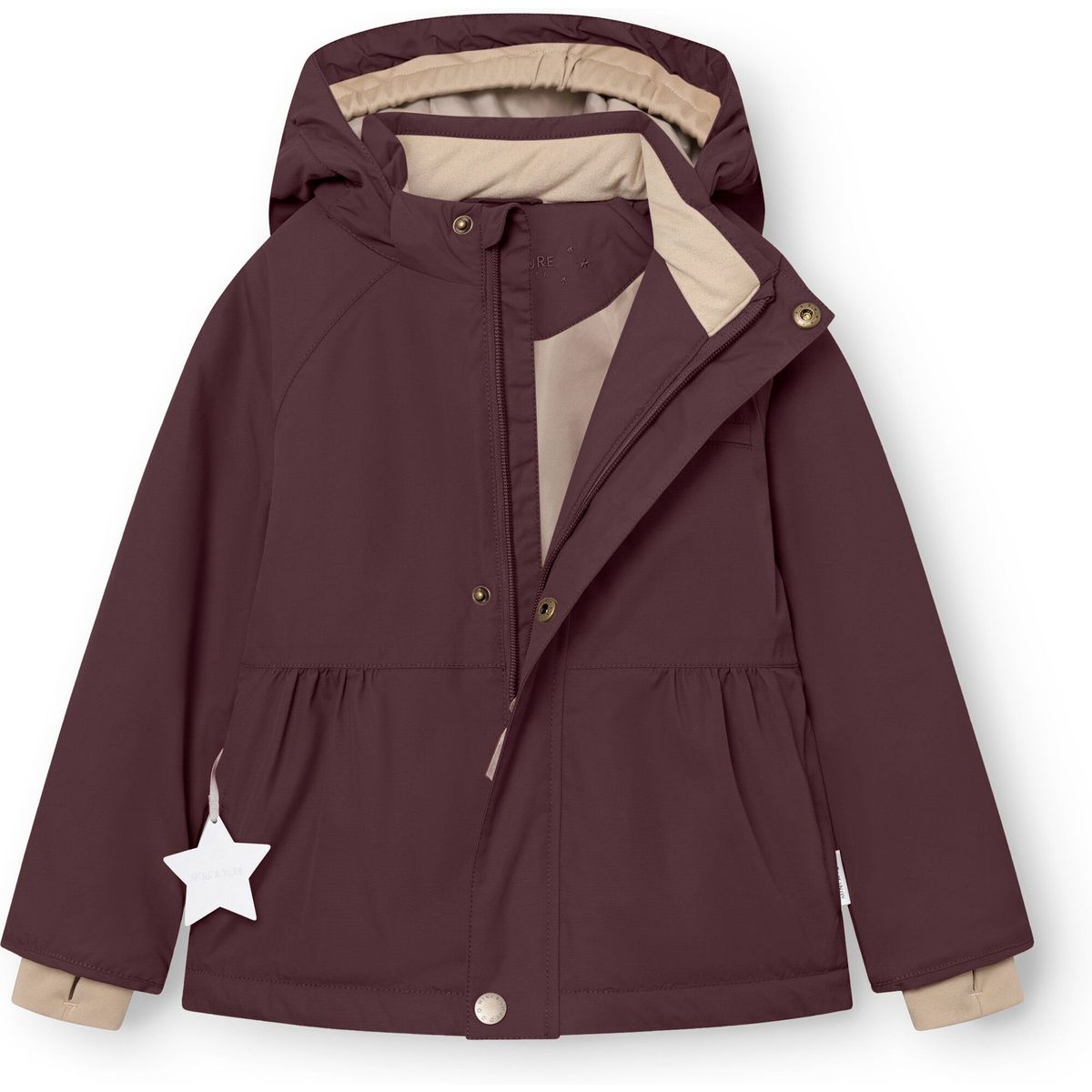 Mini a ture Matbriddine Winter jacket. GRS fudge aubergine (3650) 140 1263312700365019