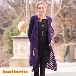 Strickanleitung – Longweste aus Woll Butt Perle