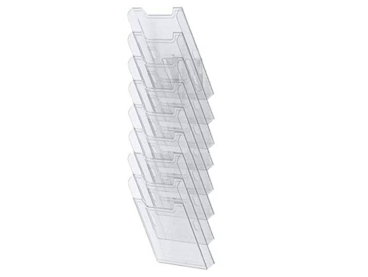 Exacompta Trieur mural Format A4 vertical 8 compartiments Cristal