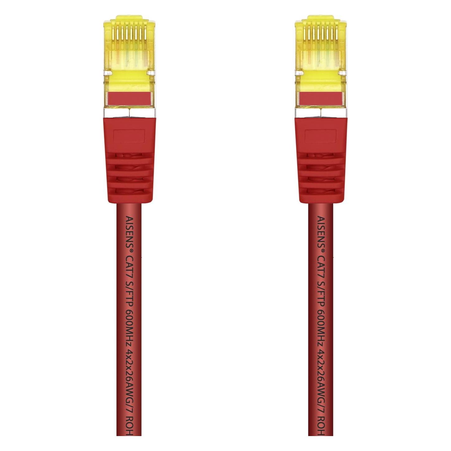 Aisens Cable de red rj45 ftp a146-0470 cat.7/ 1m/ rojo (CAT7, 1 m) (A146-0470)