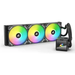 Sharkoon S60 ARGB AIO Black, CPU Wasserkühler, Schwarz