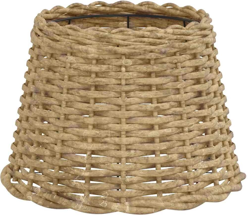 vidaXL Abat-jour marron Ø30x20 cm osier