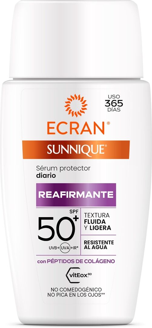 Ecran Serum Protector Reafirmante Fps 50+ Sunnique 40 ml .