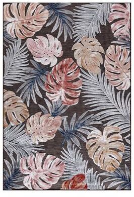 Beverly Rug Equator Leaf Botanical Indoor Outdoor Area Rug