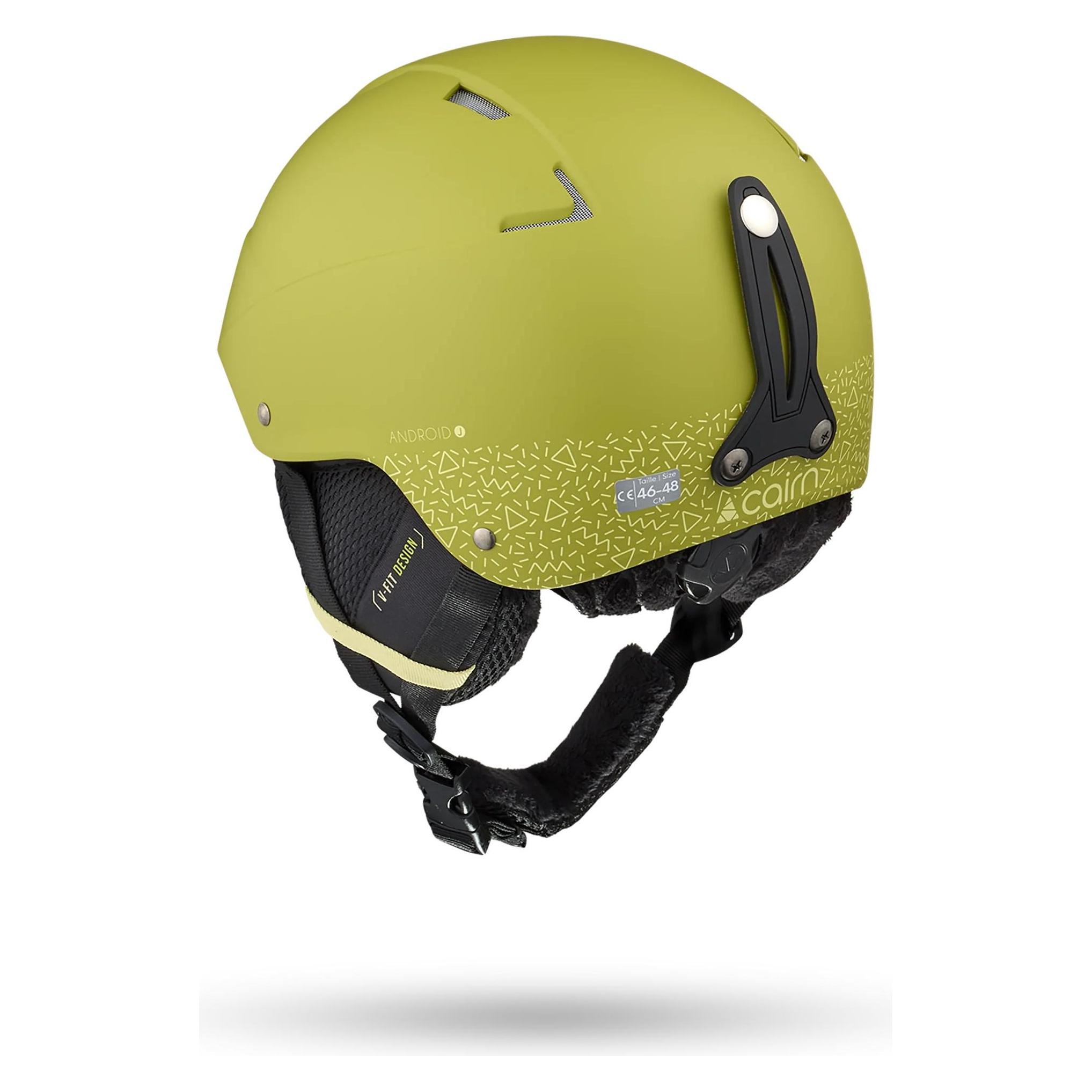 Cairn Android Graphic J Andromed 08 Mat Leaf Helmet (54 - 56 cm, M) (060644908)
