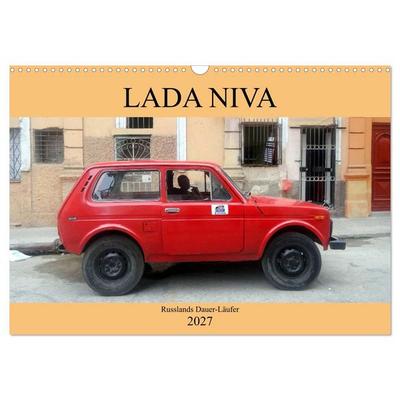 LADA NIVA - Russlands Dauer-Läufer (Wandkalender 2027 DIN A3 quer), CALVENDO Monatskalender