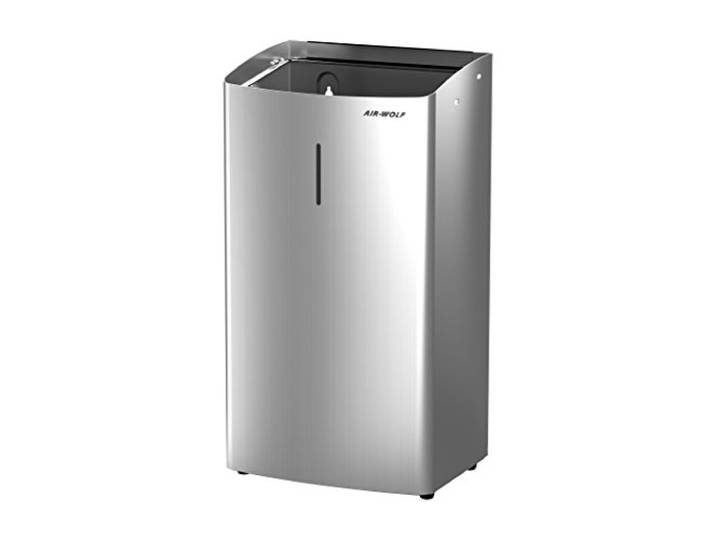 AIR-WOLF Abfallbehälter, 27 Liter, Edelstahl gebürstet, Serie Alpha