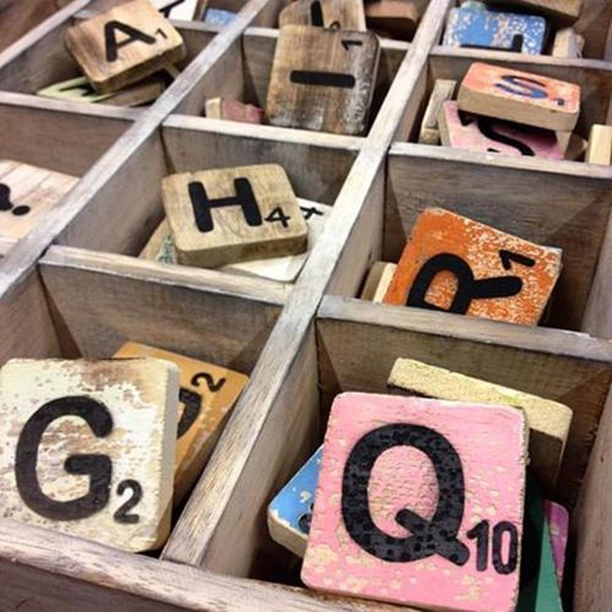 Letter W Decoratie 20 x 20 cm