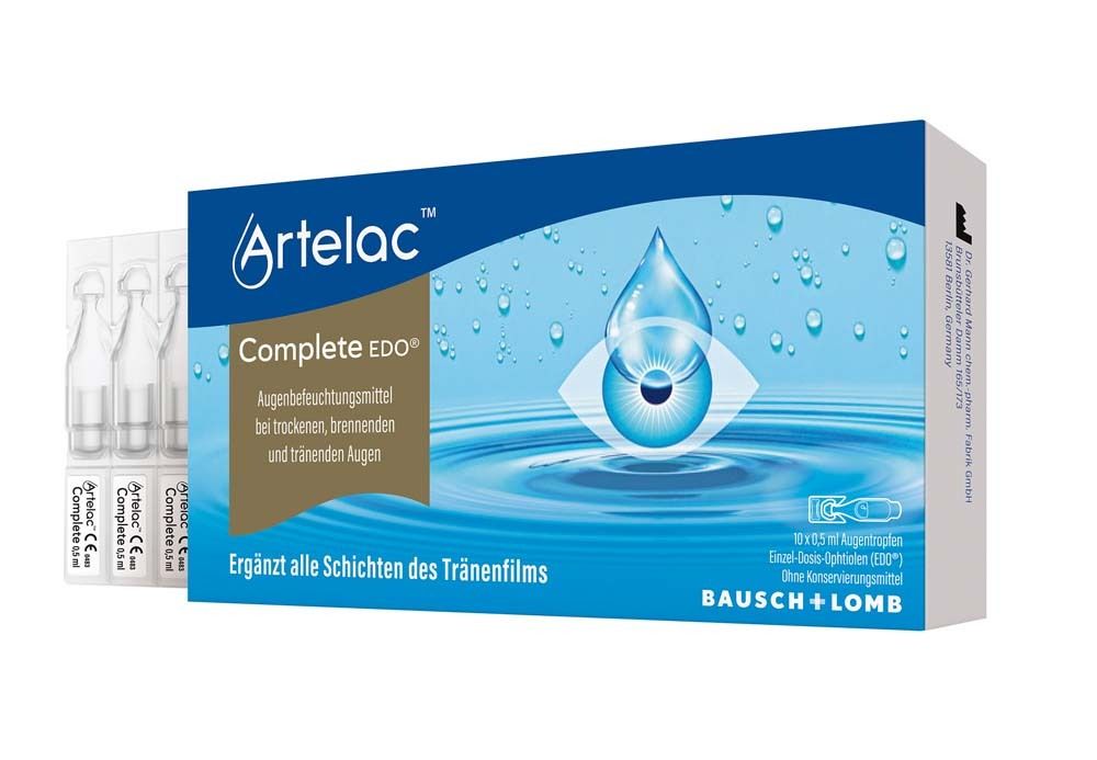 Artelac Complete EDO Augentropfen 10x0,5 ml