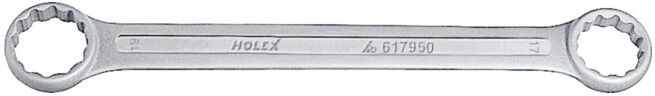HOLEX Clé polygonale double, droite 14X15 mm (617950 14X15)