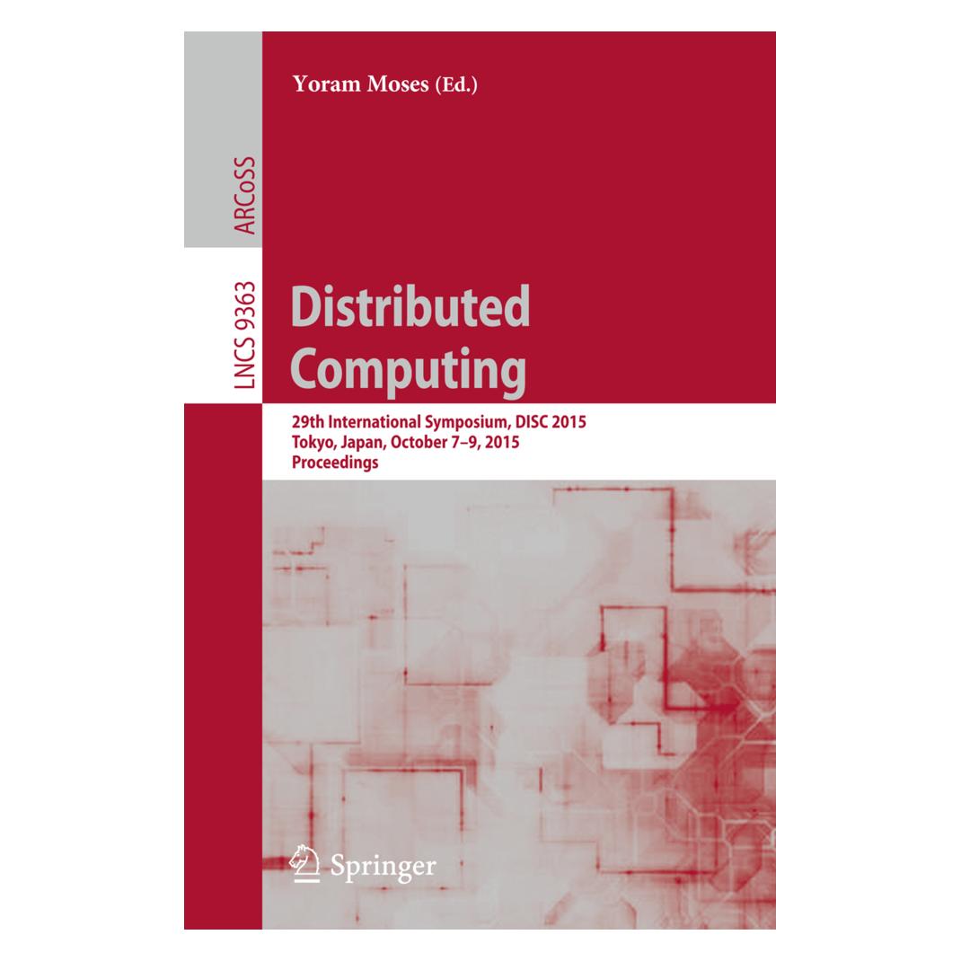 Springer Distributed Computing (Englisch, Softcover, Yoram Moses) (15899672)