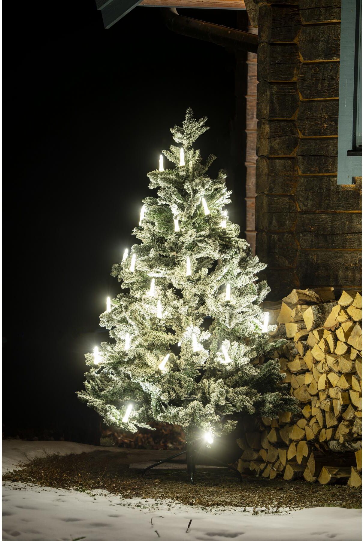 KONSTSMIDE LED-Lichterkette "mit Topbirnen 3,6 V", weiß, Gesamtlänge 10,5m, Lichterketten, LED-Lichterkette weiß Gesamtlänge 10,5m