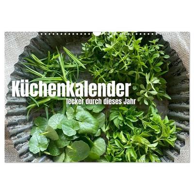 Küchenkalender - lecker durch dieses Jahr (Wandkalender 2027 DIN A3 quer), CALVENDO Monatskalender