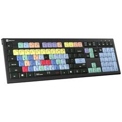 Logickeyboard Cubase/Nuendo Astra 2 Kabelgebunden Tastatur Deutsch, QWERTZ Schwarz Multimediatasten, USB-Hub, Geräuscharme Tasten LKB-CBASE-A2PC-DE