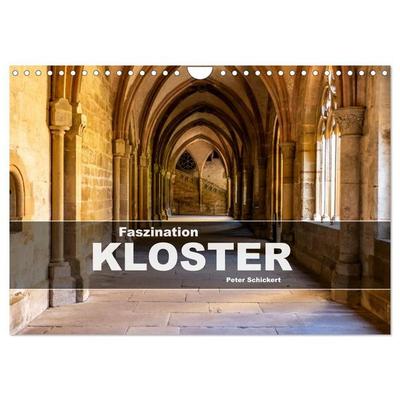 Faszination Kloster (Wandkalender 2027 DIN A4 quer), CALVENDO Monatskalender
