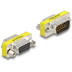 DELOCK VGA Adapter D-Sub15 -> D-Sub15 St/Bu