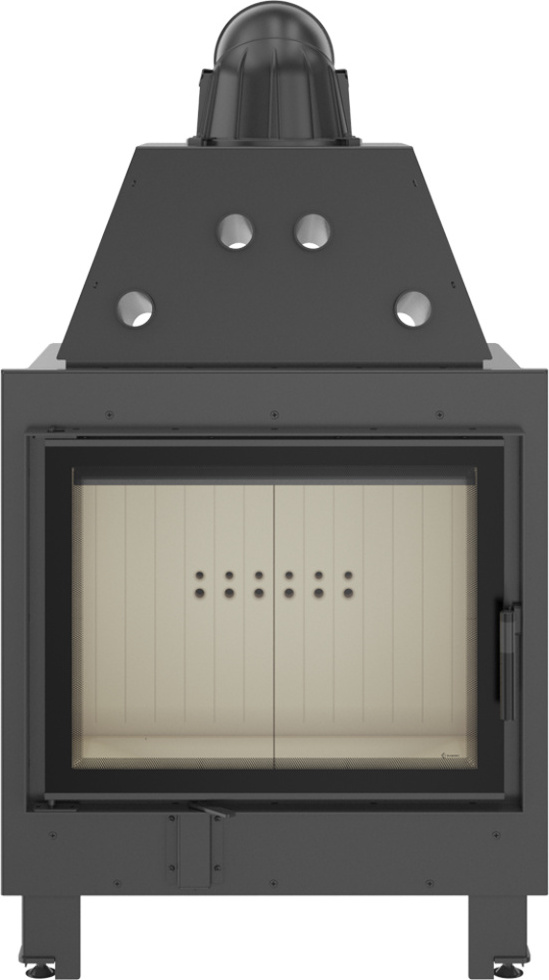 Kamineinsatz aus Stahl MBA 17 kW Ø 200 Doppelverglassung