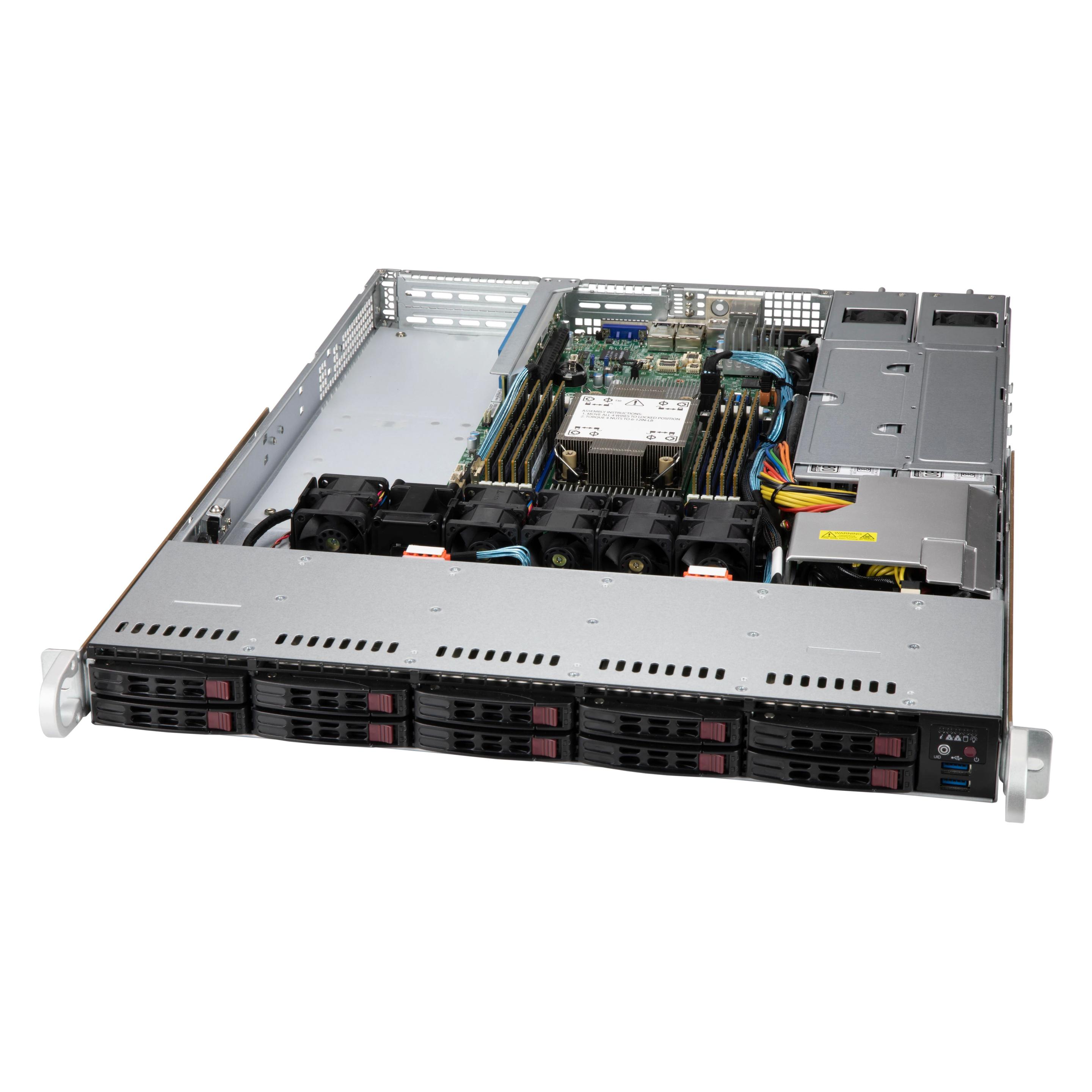 Supermicro Inc. CSE-116AC2-R706WB (Black) (CSE-116AC10-R706WB3)