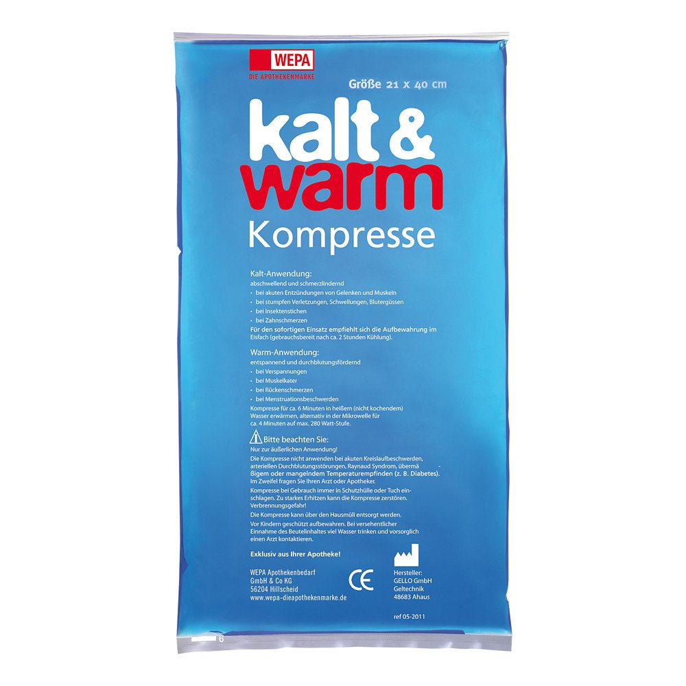 WEPA Apothekenbedarf GmbH & Co KG Kalt-warm Kompresse 21x40cm 04861874