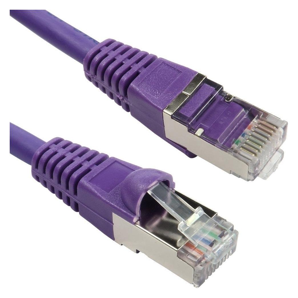 Cables Direct CDL 5m Cat6A Patch Cable - Violet (S/FTP, CAT6a, 5 m) (ART-105V)
