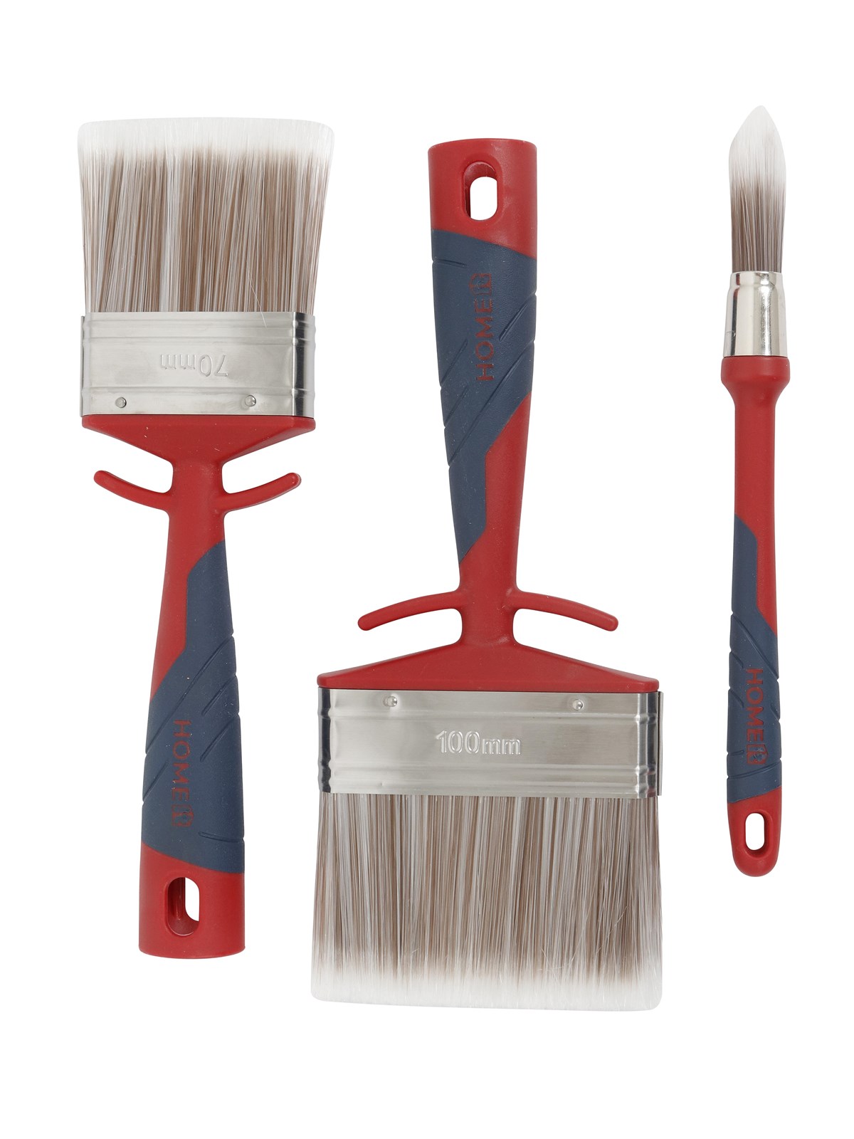 Work>it Brushes in Sets of 1 Round and 2 Flat