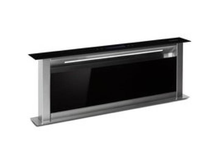 Klarstein Hotte aspirante Royal Flush Eco 90 cm 576 m³-h A+ Hotte escamotable plan de travail Noir et Gris