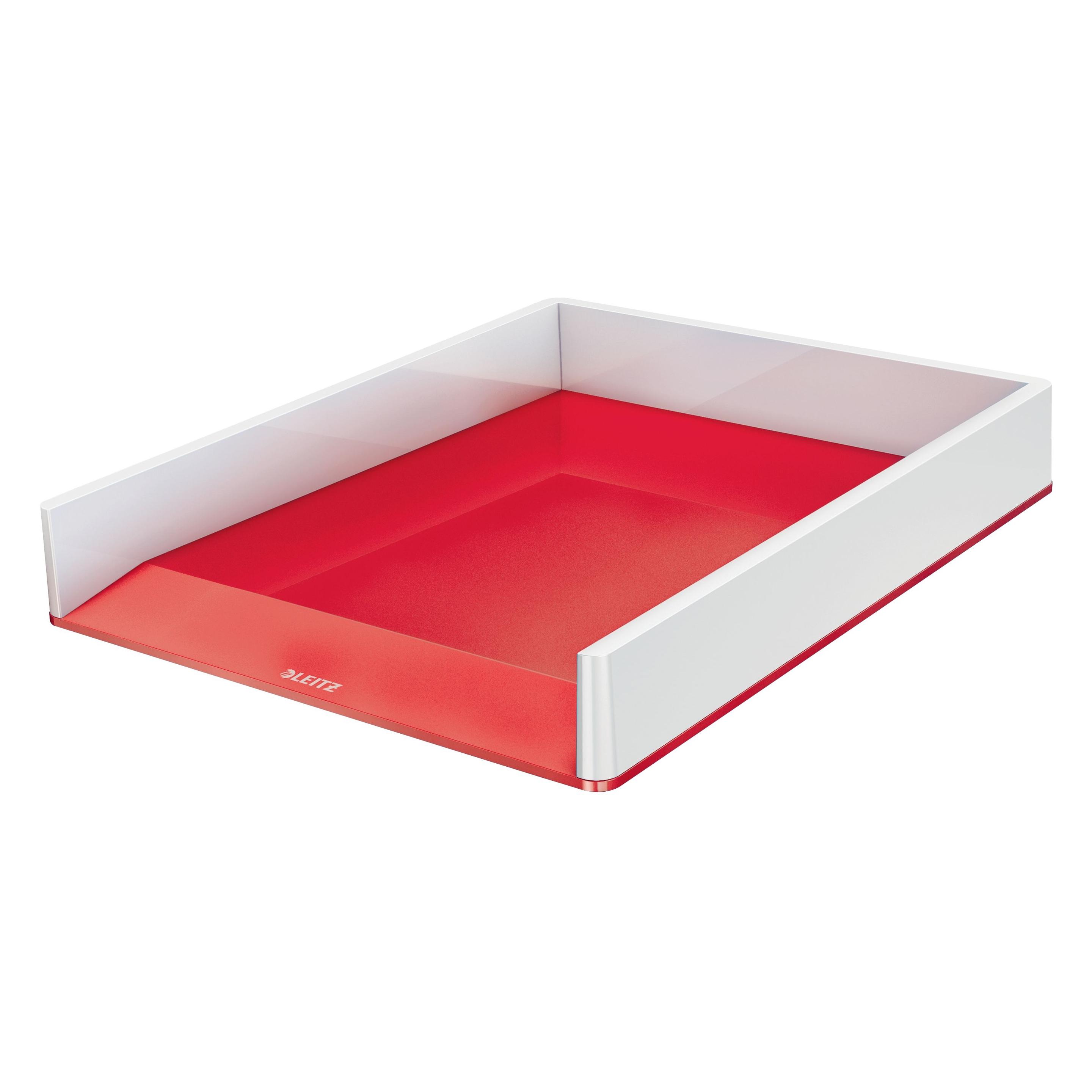 Leitz Briefkorb WOW A4 weiss/rot (A4) (5361-10-26)