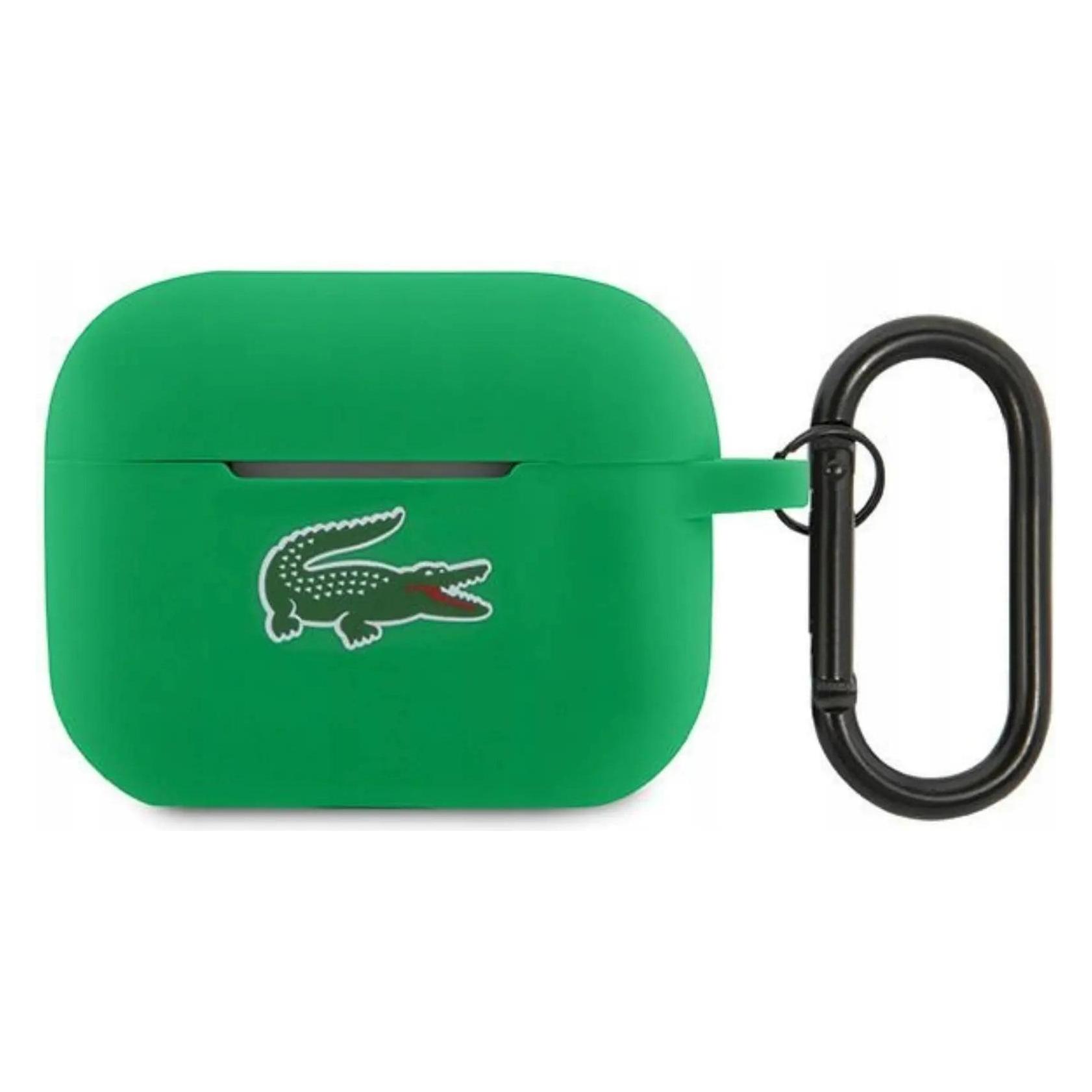 Lacoste LCAP2SLON AirPods Pro 2 zielony/green Silicone Croc Logo (Kopfhörer Hülle) (37443035)