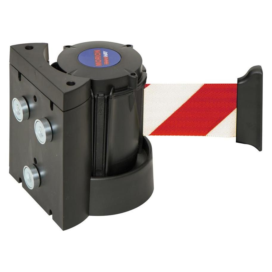 Moravia MORION Wandgurt, Magnetisch 3 m Gurtband rot-weiss schraffiert (179.27.835)